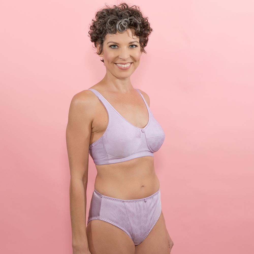 Women Post Surgery Front Closure Sports Bra With Breast Support Wirefree  Breast-receiving Underwear