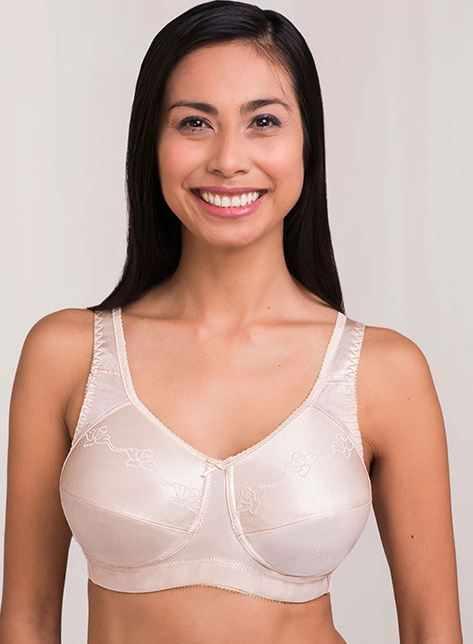 Minimizing bra with a soft cup and without straps Colors White - Bra Size  46B