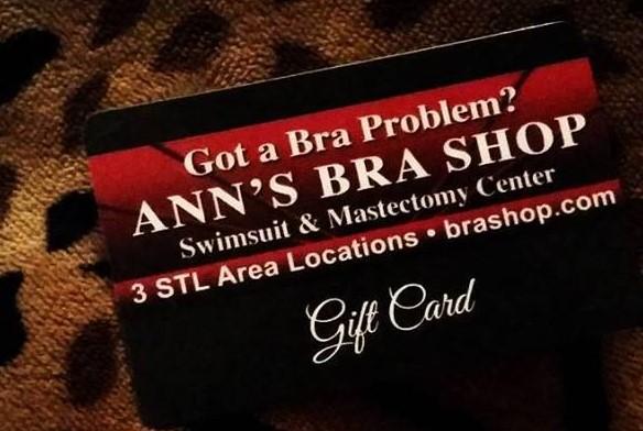 Anns Bra Shop Gift Card $25