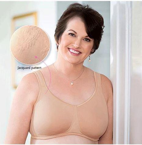 American Breast Care 128 Jacquard Soft Cup Bra Ann's Bra Shop