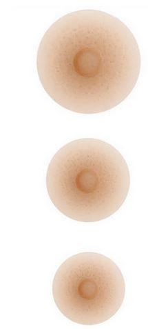 Amoena Fully Self Adhesive Nipple Set 136 In Ivory.Easy Application