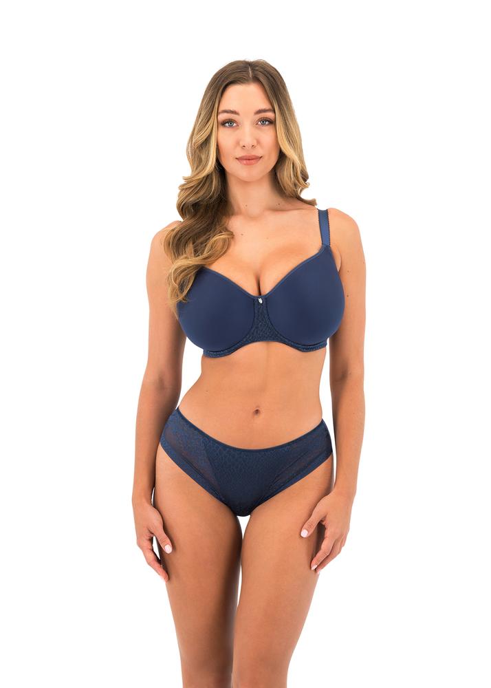Ava Lingerie Demi N°03 Soft Bra Topaz Blue  Lumingerie bras and underwear  for big busts
