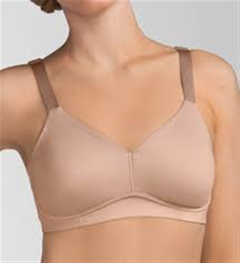 Amoena Magdalena Wire-Free Bra, Soft Cup, Size 42B, Nude Ref