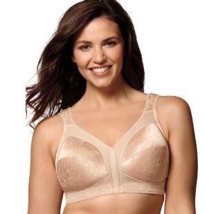 Comfortable Wide Strapped Bras - Beige / One Size / M