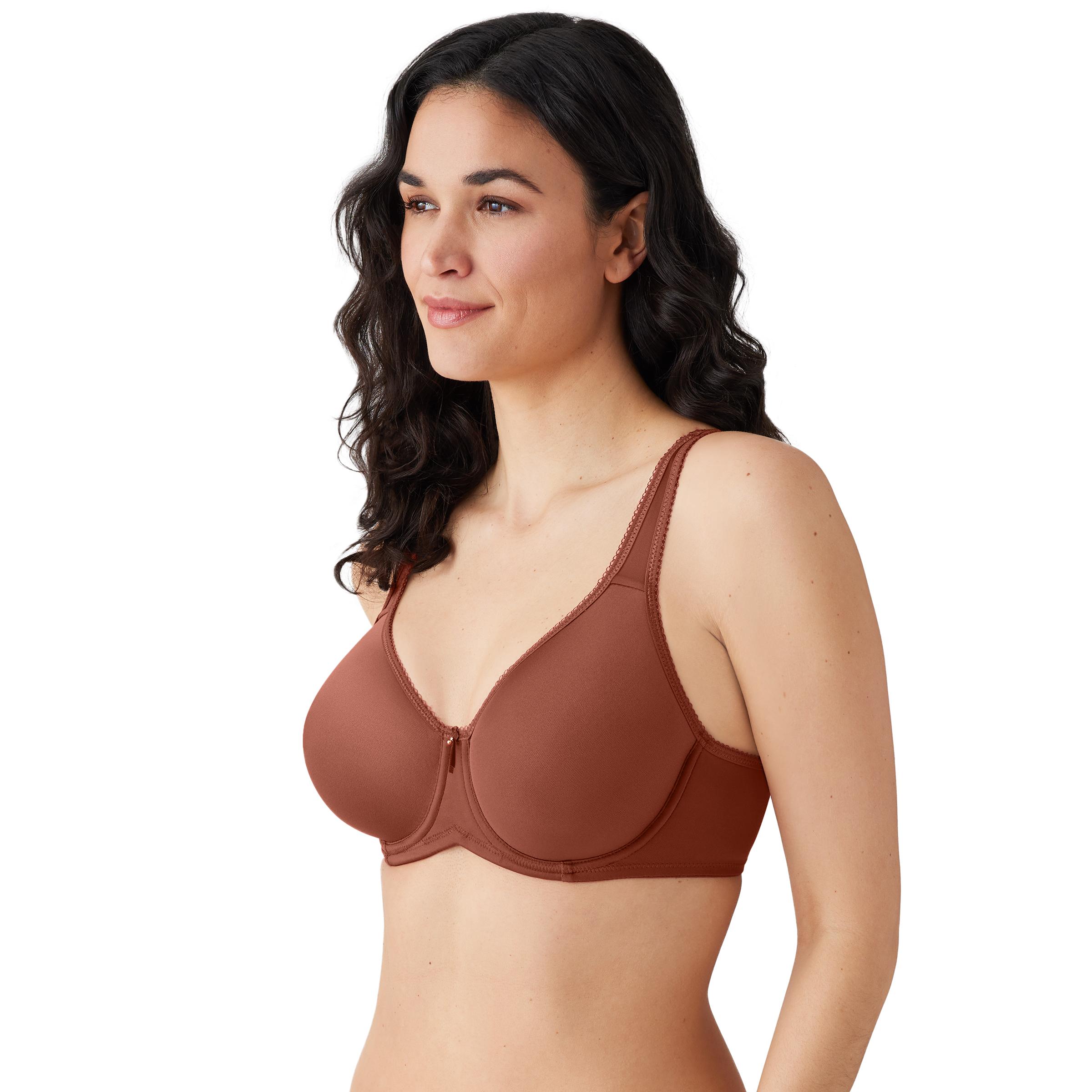 Wacoal Brown 853192 Underwire Full Coverage Bra 36 D Lightly Lined Basic  Beauty – IBBY
