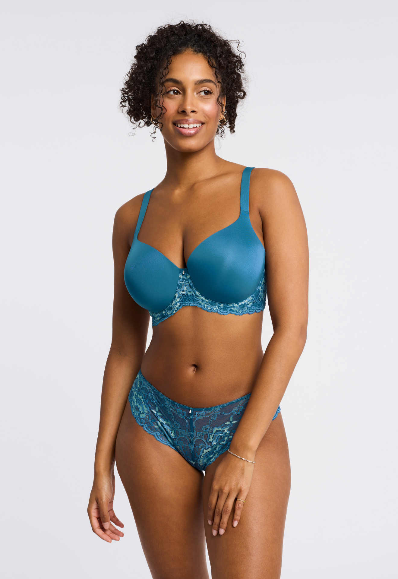 Montelle Pure Plus Full Coverage T-Shirt Bra in Gemstone Blue FINAL SALE (40%  Off) - Busted Bra Shop