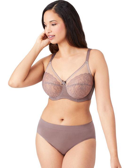 Buy Wacoal Retro Chic Full Coverage Underwire Bra 855186, Up to H Cup